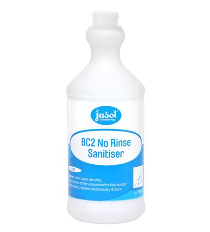Jasol Printed Spray Bottle To Suit BC2 (Trigger Sold Separately)