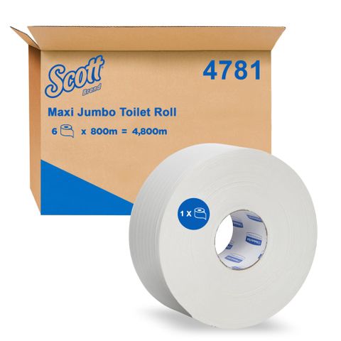 Scott Toilet Tissue Maxi Jumbo 1Ply 600Sh / Ctn