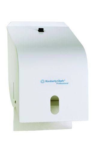 Kc White Enamel Roll Towel Dispenser