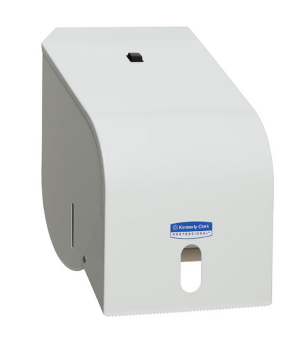 KCA White Enamel Roll Towel Dispenser