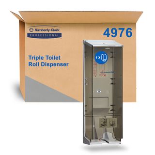 KCA Abs Plastic Triple Roll Dispenser