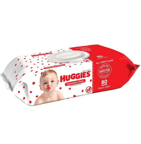 Huggies Essential Baby Wipes Pack 80 /Each