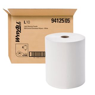 KCA Wypall L10 Centrefeed Wiper 300M X 18/4 White