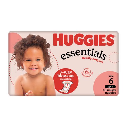 Huggies Essential Nappies Junior 16Kg +Size 6 / 160
