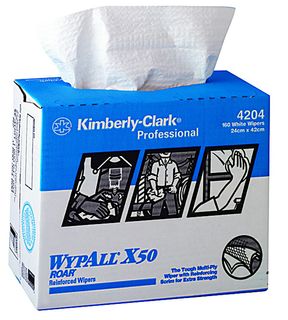 KCA Wypall X50 Wiper White 24Cmx42 / 640