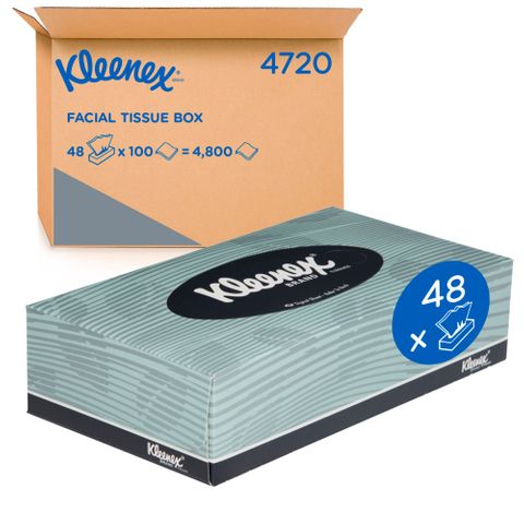 Kleenex Facial Tissue 2Ply 100Sh / 48