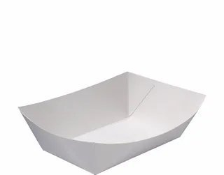 Food Tray 3 White Pkt 125 (4)