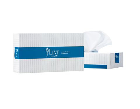 Livi Facial Tissues 2 Ply 100Sh 30/Ctn