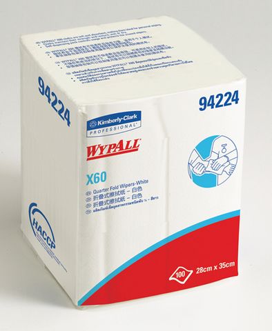 KCA Wypall X60 Wiper White 28Cm X 35 / 800