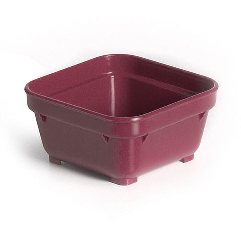 Kh Square Bowl Burgundy 100Ml