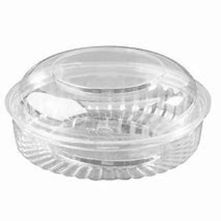 Food Bowl Hingled Dome Lid P.E.T 568Ml /150