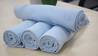 Microfibre Waffle Dark Blue 40X40Cm