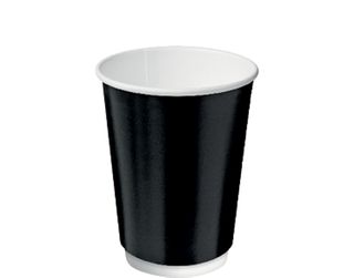Double Wall Paper Cup 12Oz 355Ml Black /500