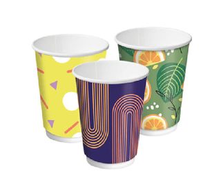 Double Wall Paper Cup Creative 12Oz 355Ml /500