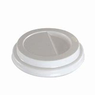 Castaway Combo Cup Lid To Suit 8, 12 & 16oz Cups White /1000