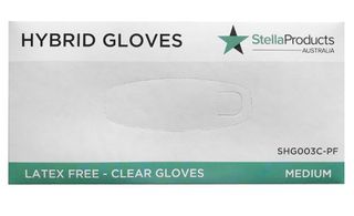 Stella Hybrid Medium Clear P/Free Gloves / 200Do Not Reorder. See Mppssegmed