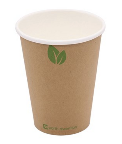 16Oz Single Wall Coffee Cup Kraft Brown 500/Ctn