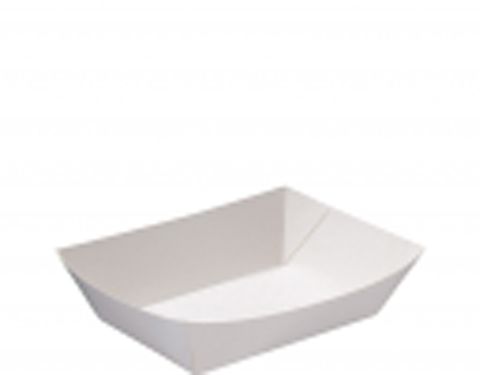 #2 Paper Food Tray White (6) / 150