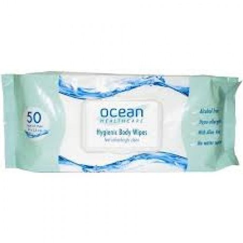 Ocean Healthcare Adult Wipes 50/Pk 12Pk/ Ctn