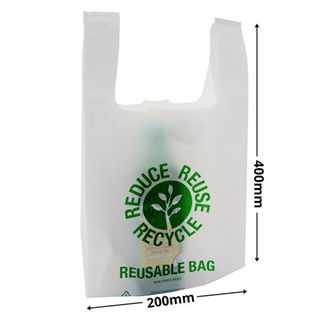 Reusable Singlet Bag Printed Small /125