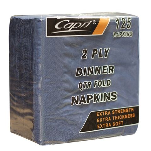 Napkin Dinner 2Ply Dark Blue (8) / 125