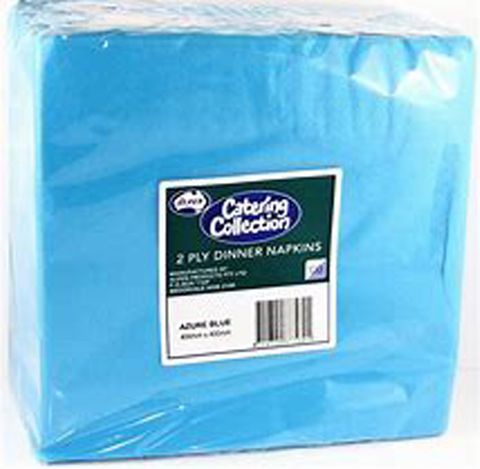 Napkin Dinner 2Ply Azure Blue (10)