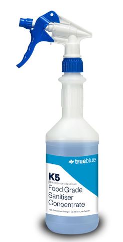Printed Bottle: K5 Food Grade Sanitiser Each