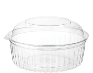 Food Bowl 24Oz Rnd Dome Hinged Lid / 25 (6)