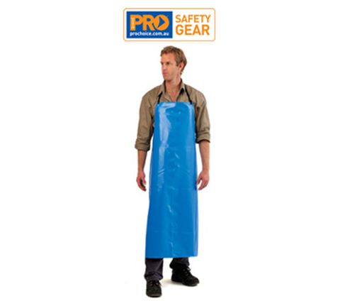 Apron Pvc Full Length Blue (Each)