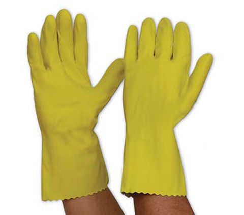 Zz Silverlined Rubber Glove Sz L (8-8.5) /12 Pack