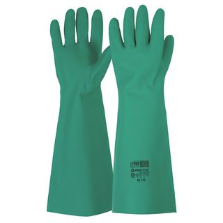 Glove Nitrile Gauntlets Medium 45Cm /Pair