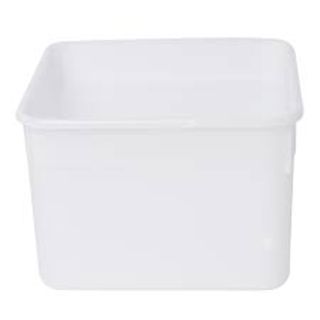 3.15L Square Natural Container & Lid /Each