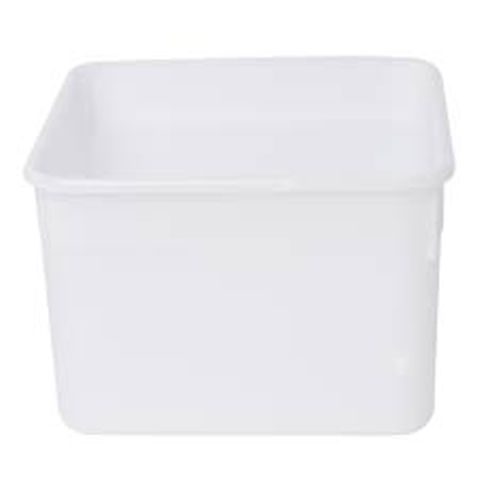 3.15L Square Natural Container & Lid /Each