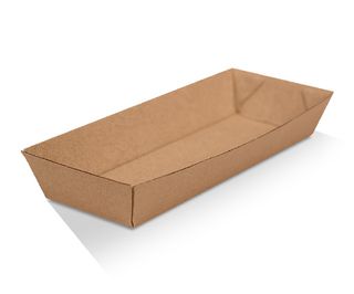 Takeaway Hot Dog Tray 210X70X36Mm Kraft/600