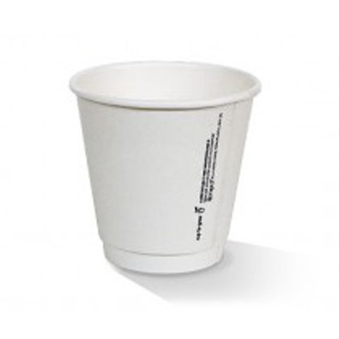 8Oz Pla Coated Dw Cup /One-Lid-Fits-All / 500