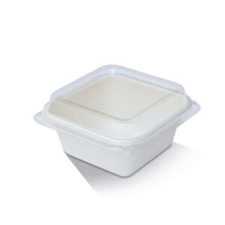 Pet Lid Sugarcane Tray 7Oz / 1000