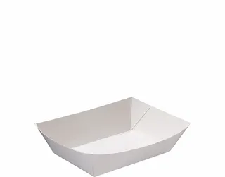 Food Tray 1 White 120X86X25Mm Slv 250