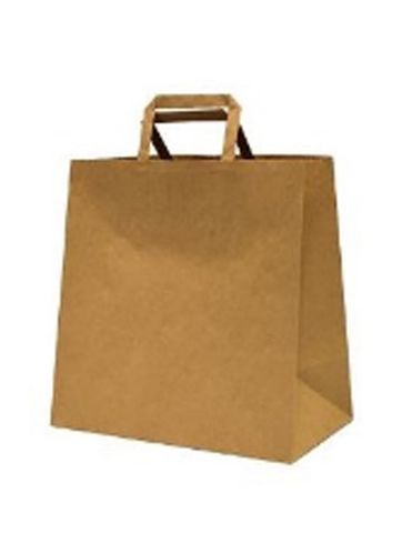 Carry Bag Kraft Flat Handle 245X320X150Mm /200