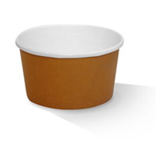 Paper Bowl Kraft Hot & Cold PLA Lined 8Oz / 1000