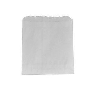 1/2 Square Double Lined Greaseproof Bag White /500