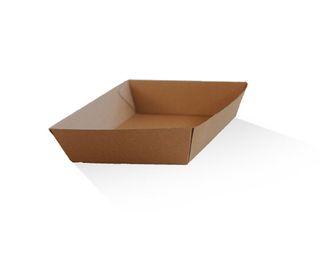 Takeaway Tray Medium 180X134X45Mm Kraft /250