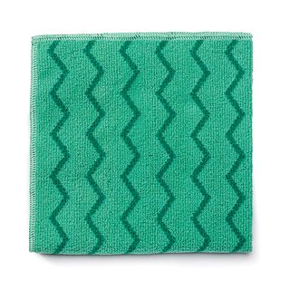 Rubbermaid Microfibre Cloth Green 40X40Cm / Each