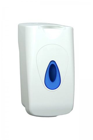 Dispenser for Surface Sanitising Wipes Green & White