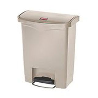 Rubbermaid Slim Jim 90L/24G Step On Fs Resin Beige