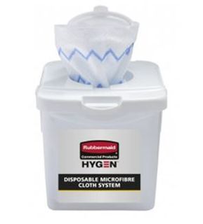 Hygen Disposable Microfibre Cloth Charging Tub /4