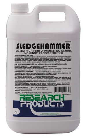 Research Floor Finish Remover Sledgehammer 5L