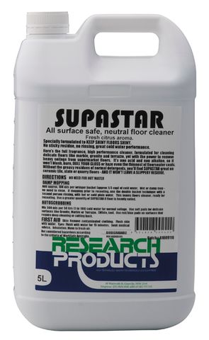 Research Ph Neutral Floor Cleaner Supastar 5Lt