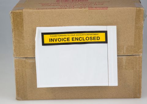 7020 Invoice Enclosed Envelopes White (1000 Box)