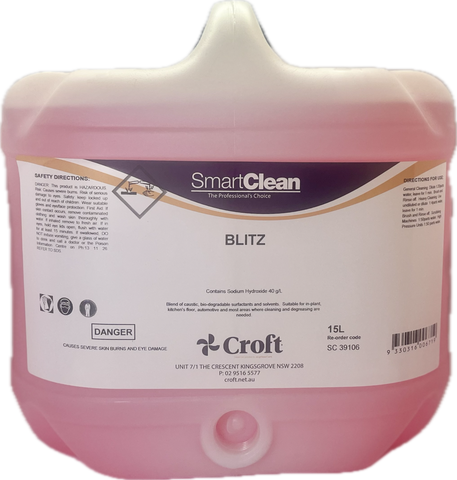 Blitz 15Lt Hd Floor Cleaner - Degreaser 39106