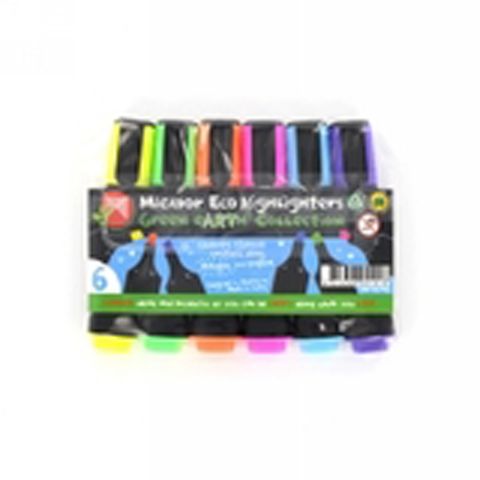 Micador Highlighters Assorted 6Pk